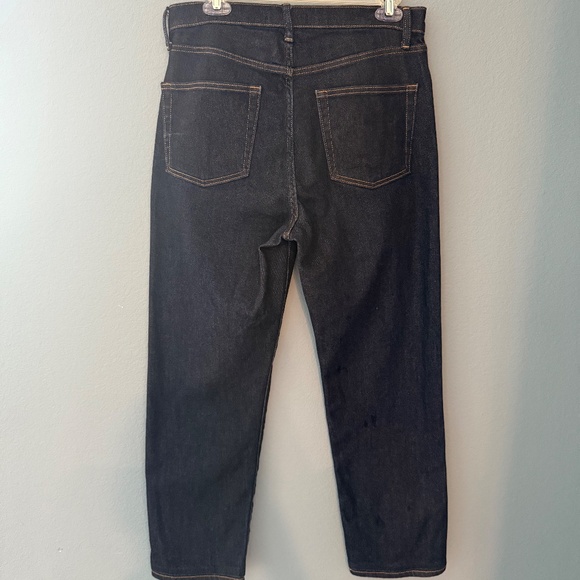 UNIQLO STRAIGHT LEG DARK DENIM JEANS SIZE 29 - Picture 7 of 9